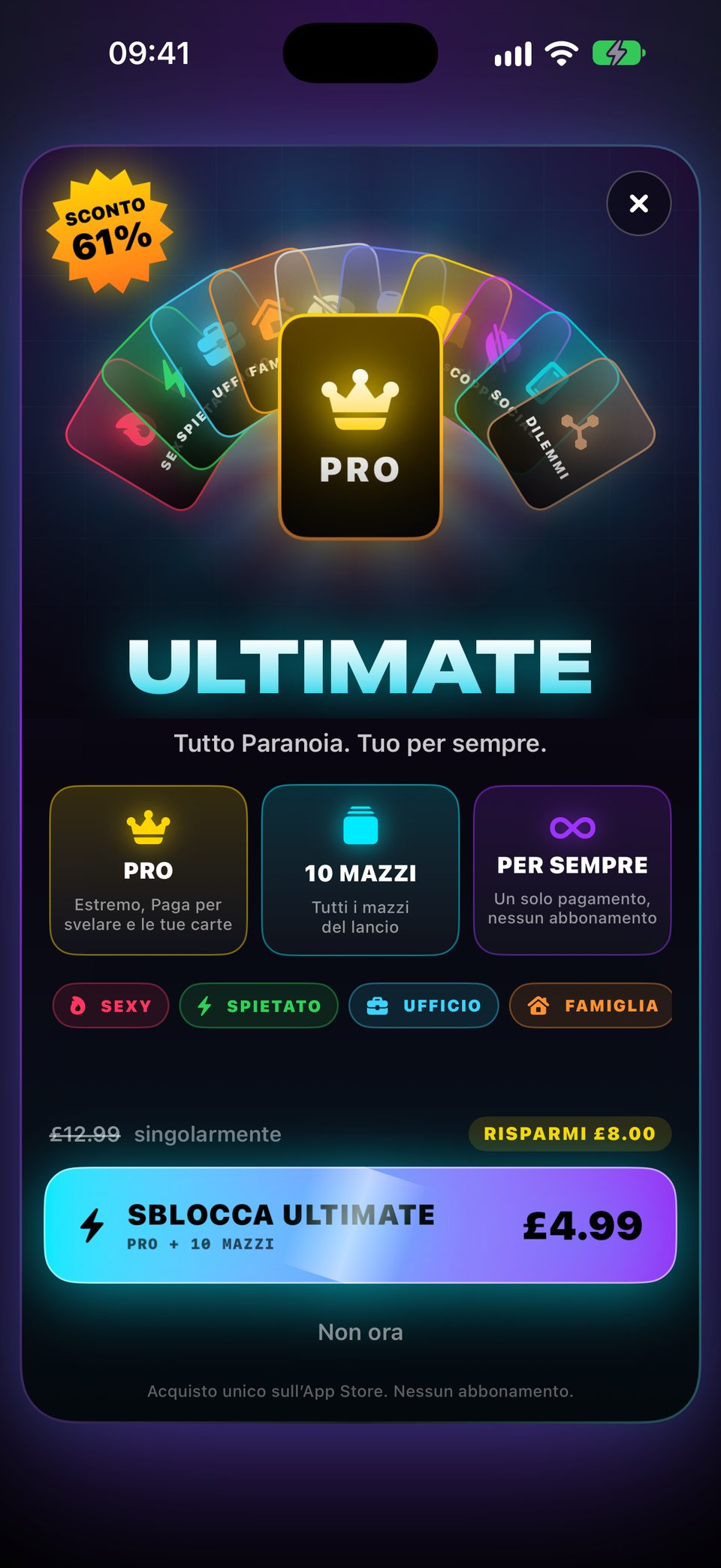L’offerta Ultimate: Pro più tutti e dieci i mazzi del lancio con un solo acquisto