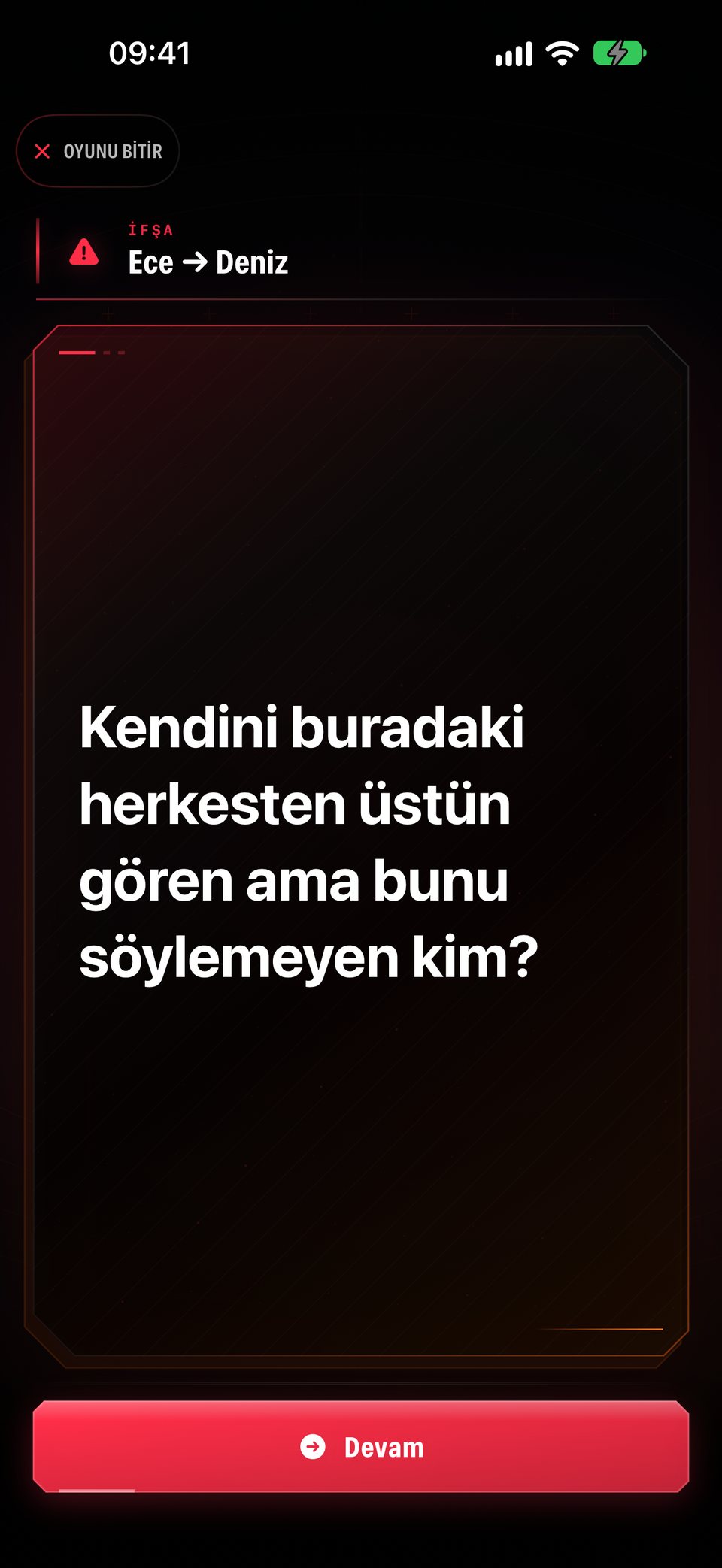 Soru herkese ifşa oldu: Ece, “Kendini buradaki herkesten üstün gören ama bunu söylemeyen kim?” sorusuna Deniz dedi